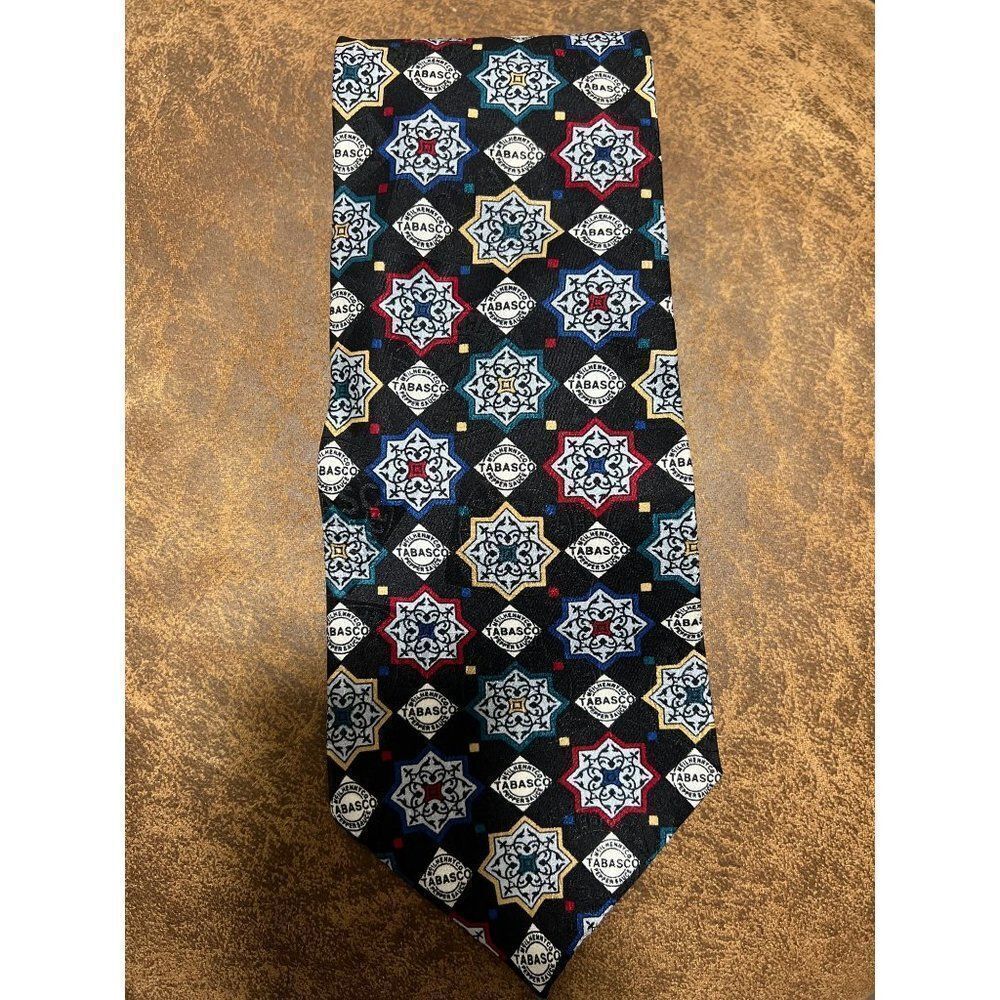 Mens vintage tabasco hot‎ sauce tie